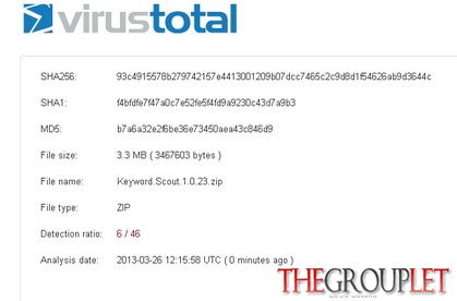 Virustotal-Keyword Scout