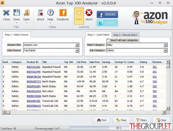 Azon Top 100 Analyzer