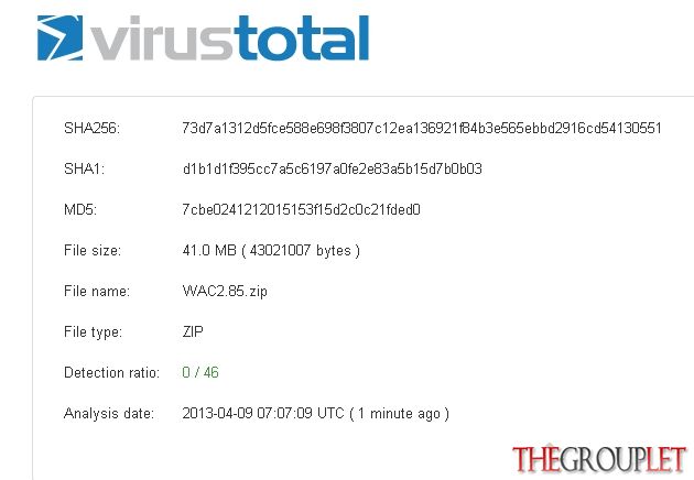 WAC Virustotal
